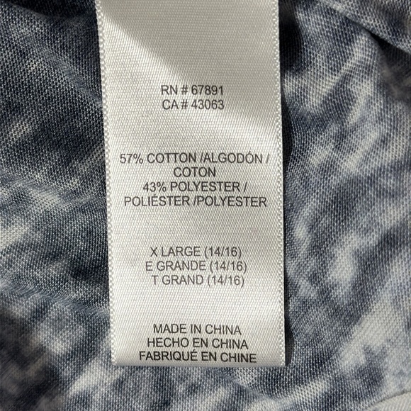 Oklahoma City Thunder Burnout Tee Women’s XL Blue Gray Vintage Style Fangear - Picture 4 of 8